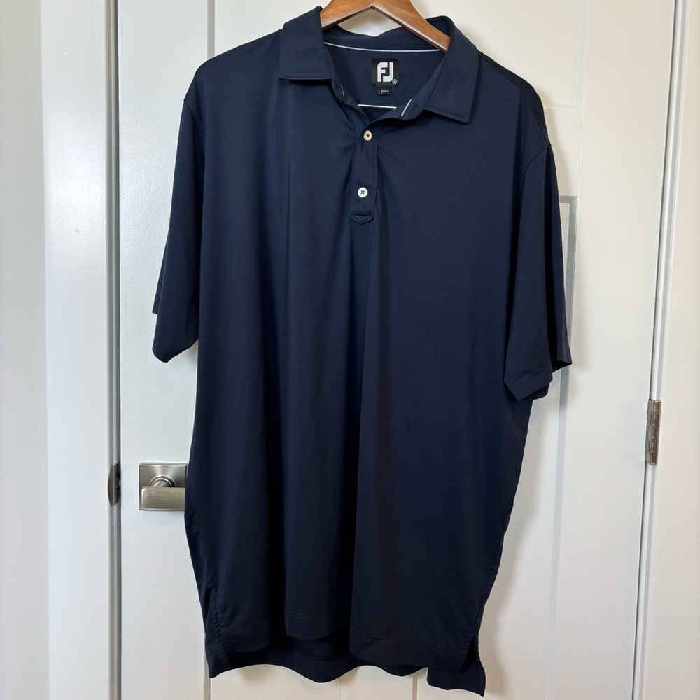 FootJoy Men's Deep Blue Polo Shirt